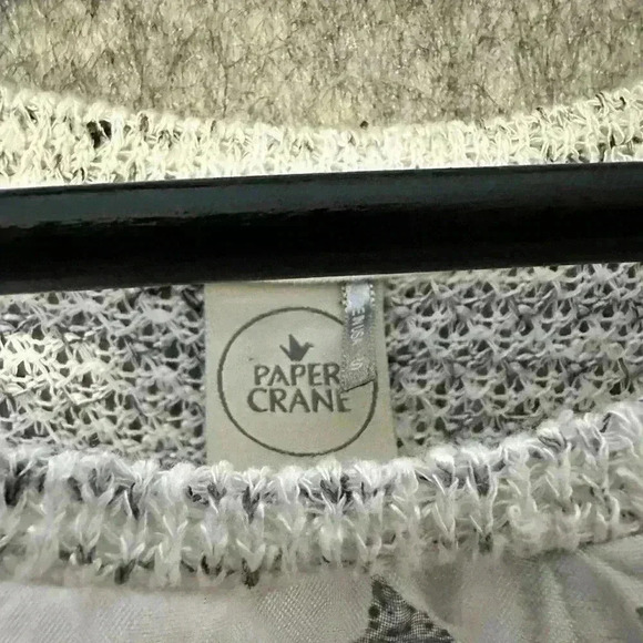 Paper Crane Sheer Front Sweater Vest Tank - Small - Picture 4 of 4